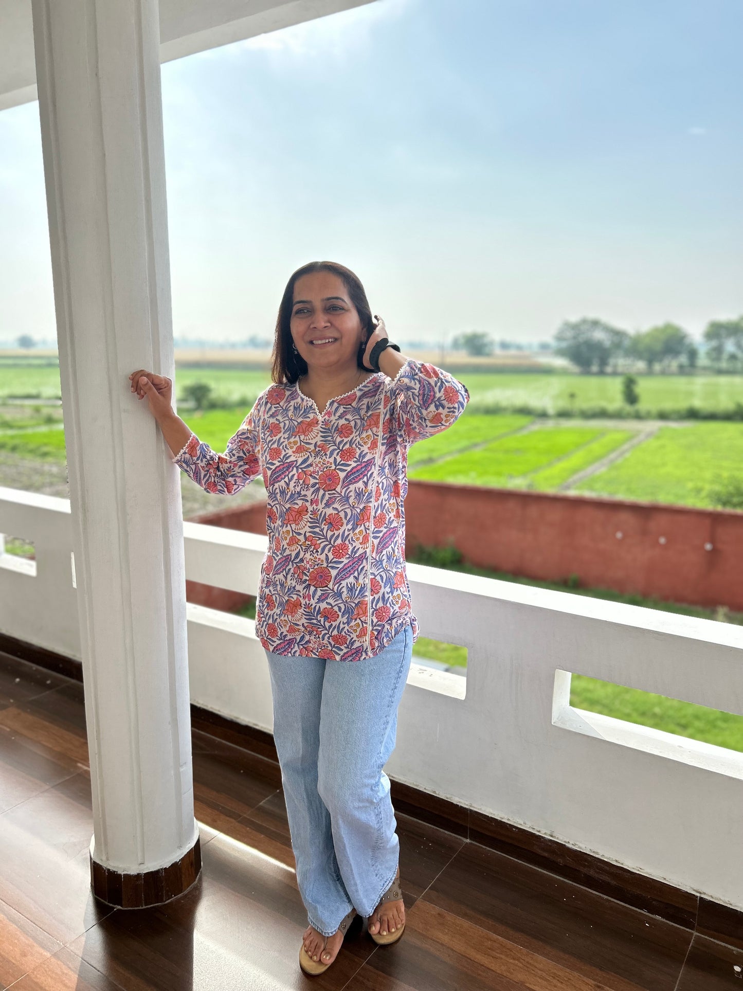 Multi Coloured Kurti