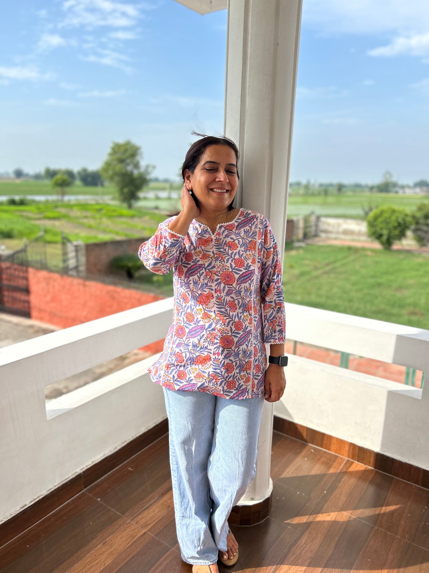 Multi Coloured Kurti