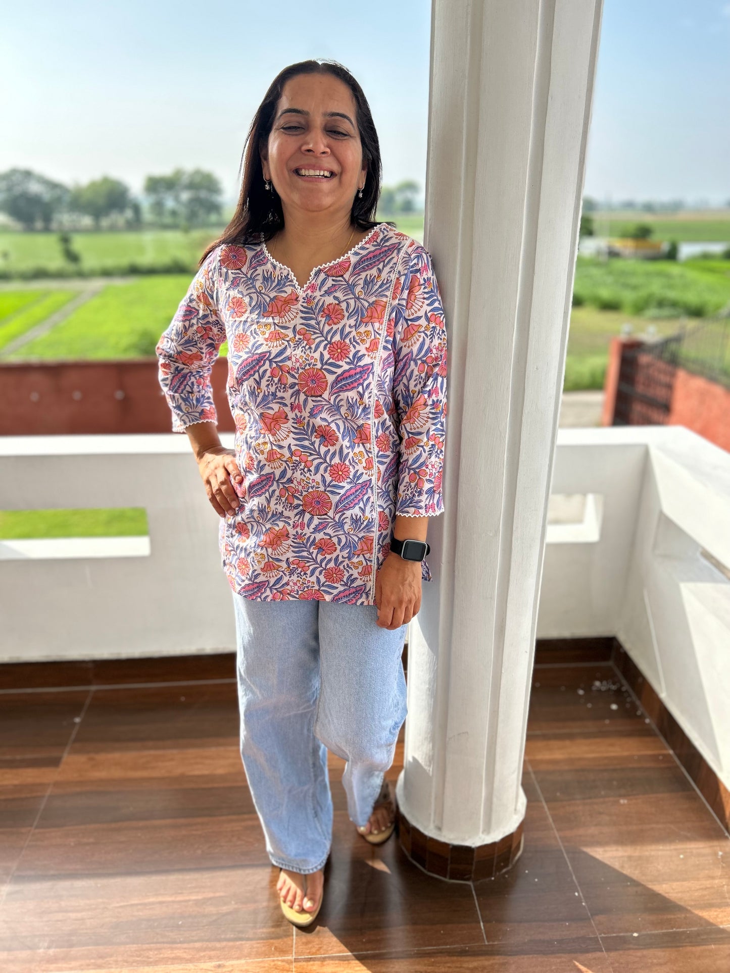 Multi Coloured Kurti