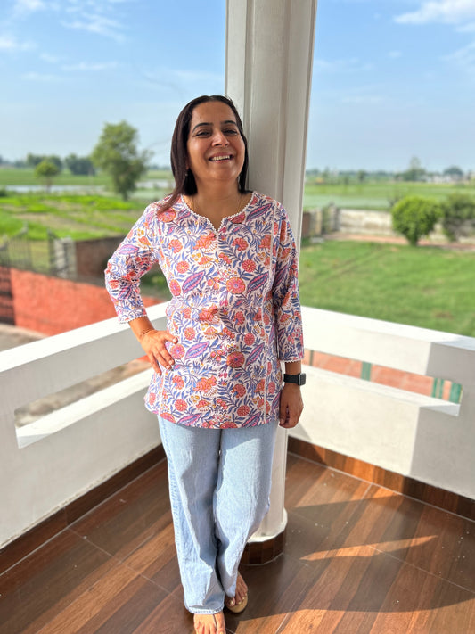 Multi Coloured Kurti